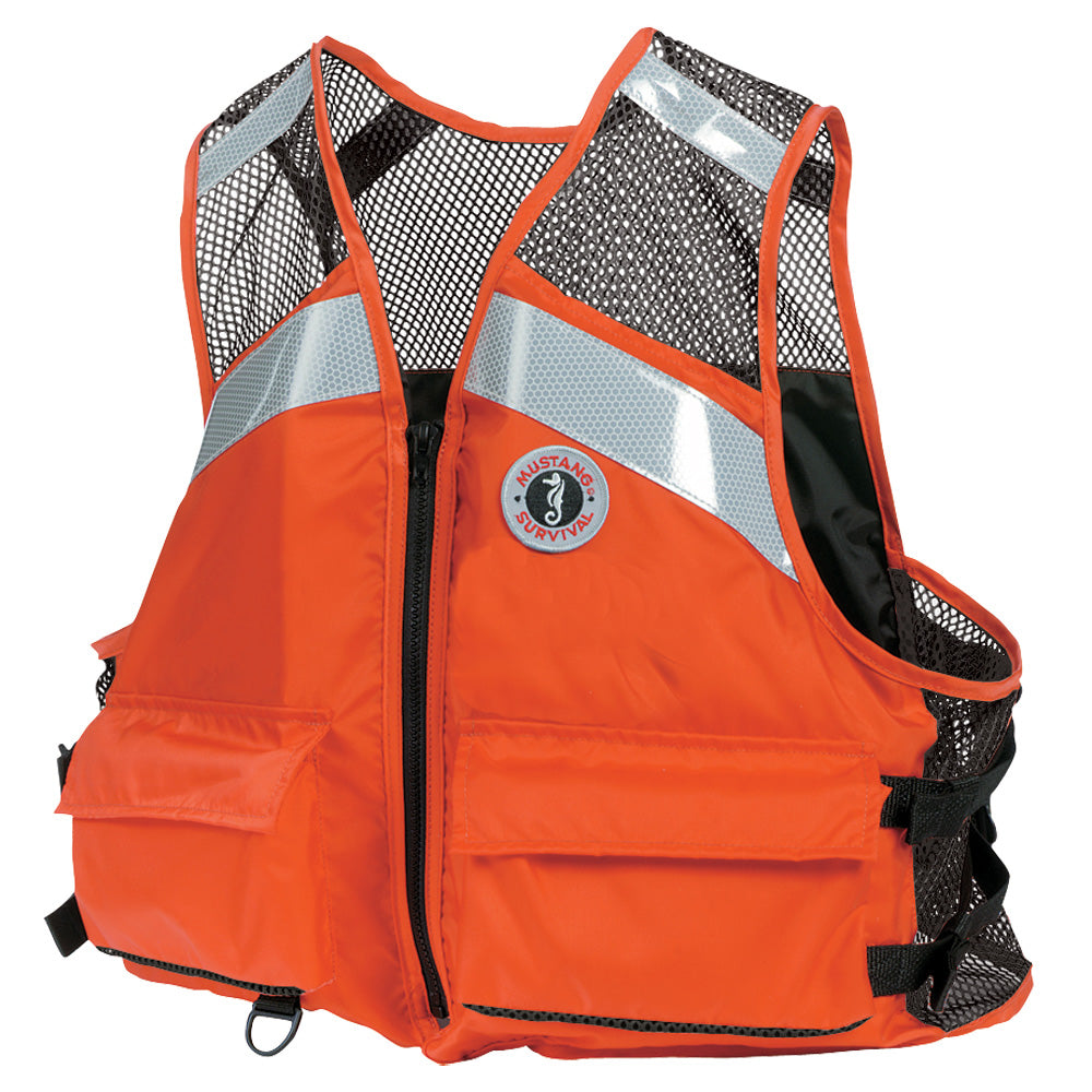 Mustang Industrial Mesh Vest  Orange  XXL3XXL MV1254T12XXLXXXL216 Main image