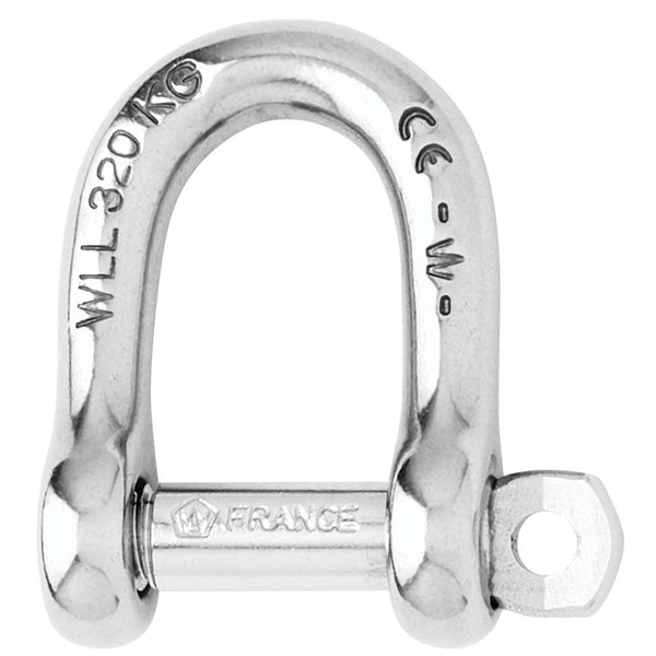 Wichard SelfLocking D Shackle  Diameter 5mm  316 1202W