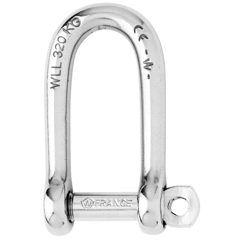 Wichard SelfLocking Long D Shackle  Diameter 6mm  14 1213W Main image