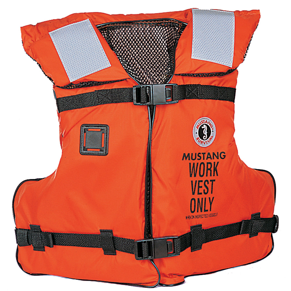 Mustang Type IIIV Work Vest  Orange  Adult Universal MV31922016 Main image