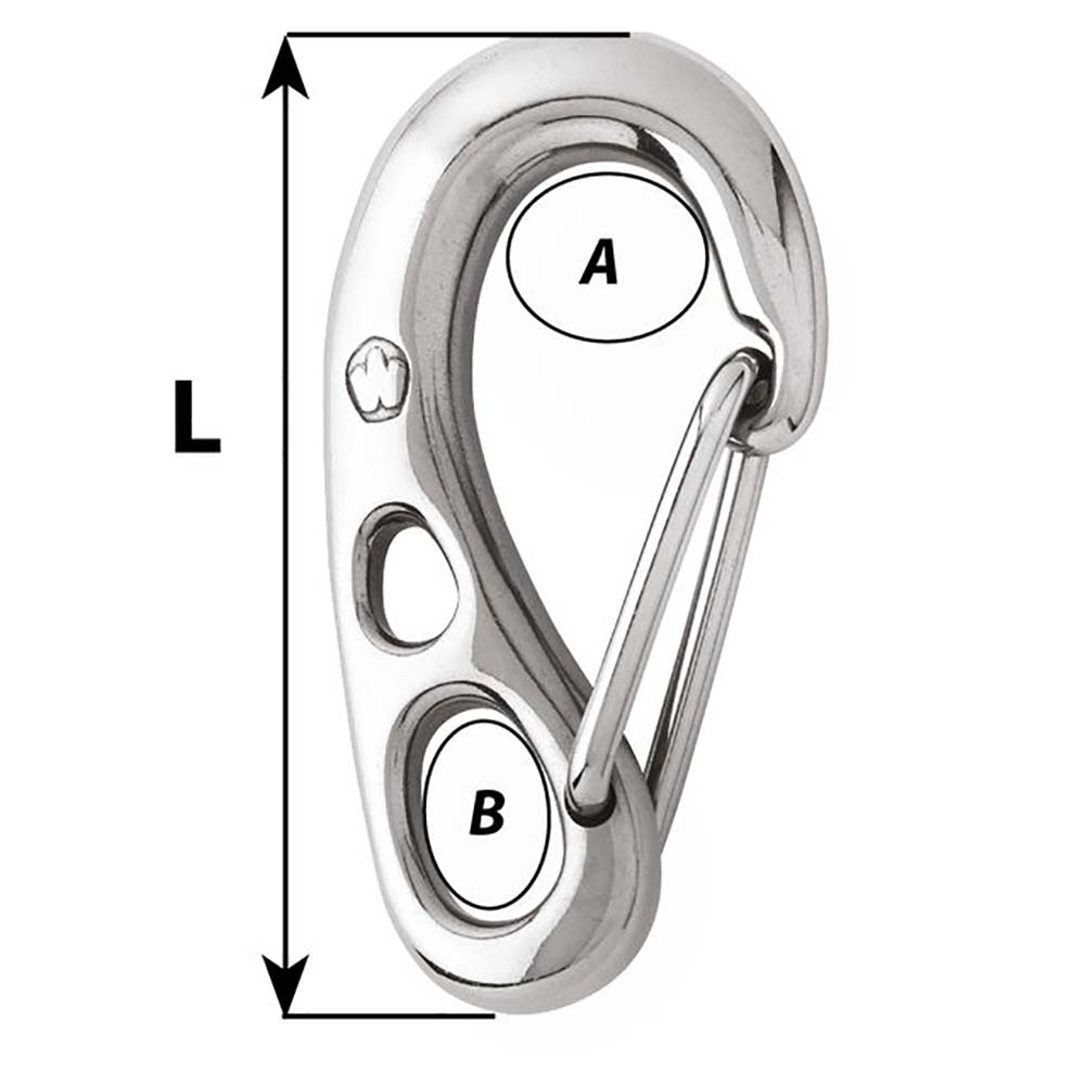 Wichard 3" HR Safety Snap Hook - 75mm [2381W] Secondary image