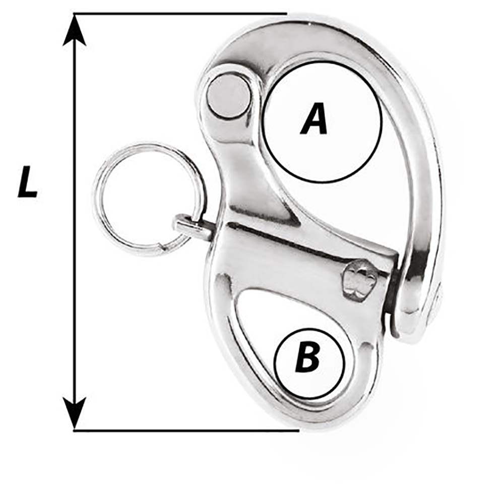 Wichard 2-3/4" Snap Shackle w/Fixed Eye - 70mm [2472W] Secondary image