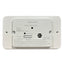 SafeTAlert 62 Series RV Carbon Monoxide  White  Flush Mount  12V wTrim Ring 62542TRWT