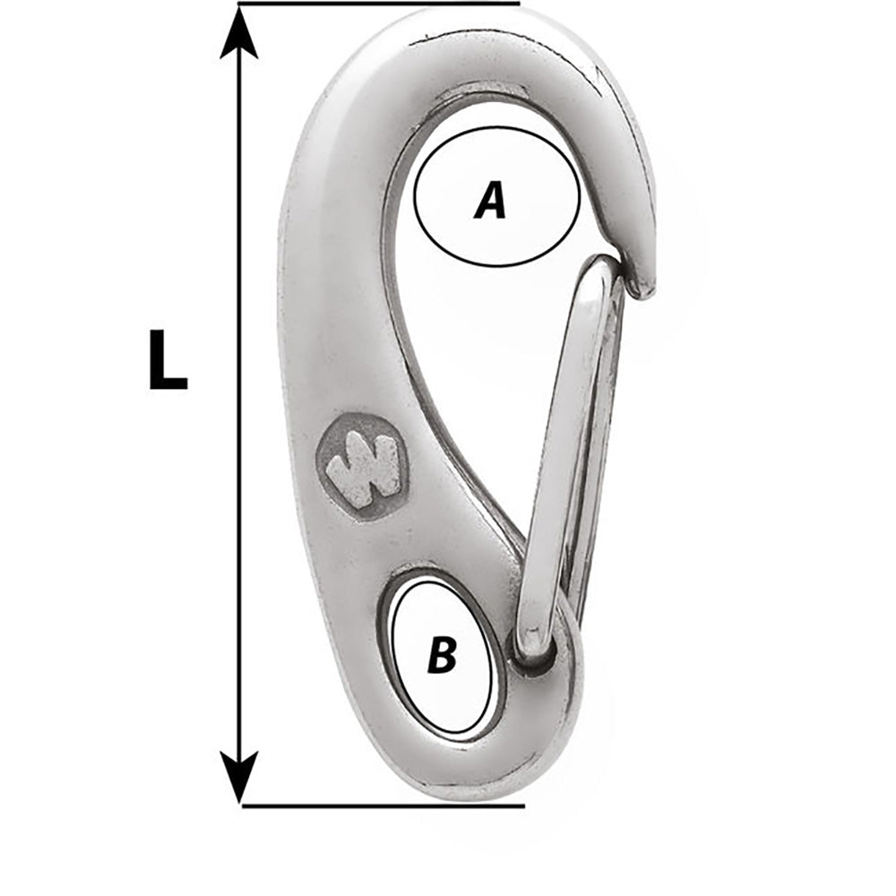 Wichard Safety Snap Hook - 75mm [2481W] Secondary image