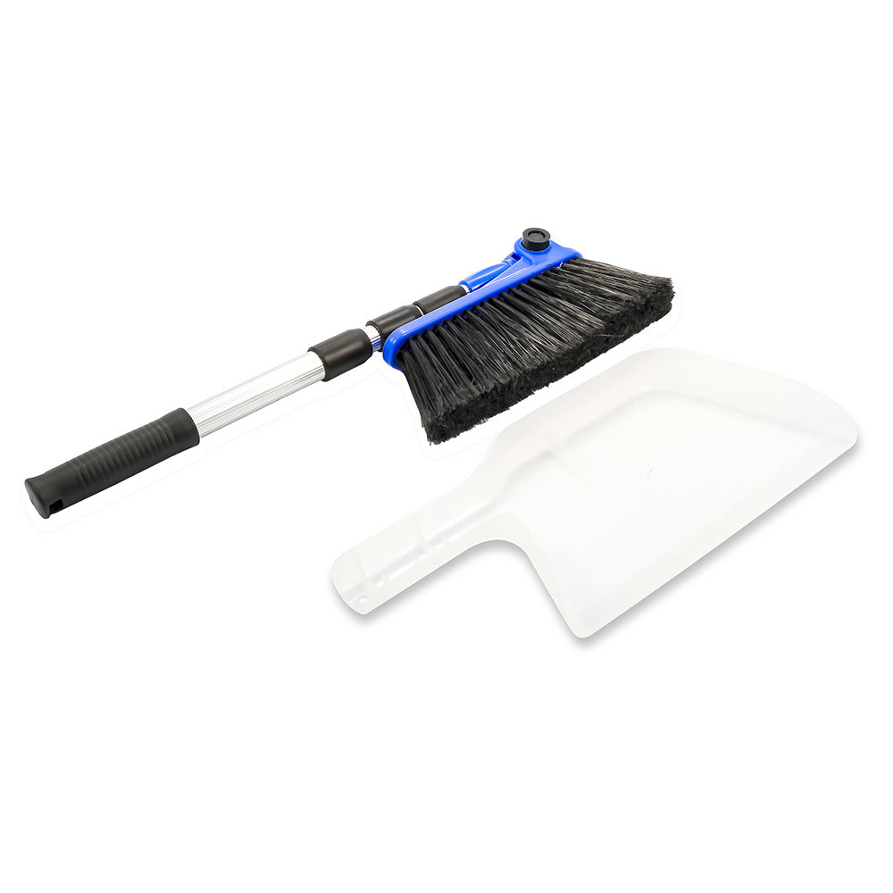 Camco RV Broom  Dustpan - Bilingual [43623] Secondary image