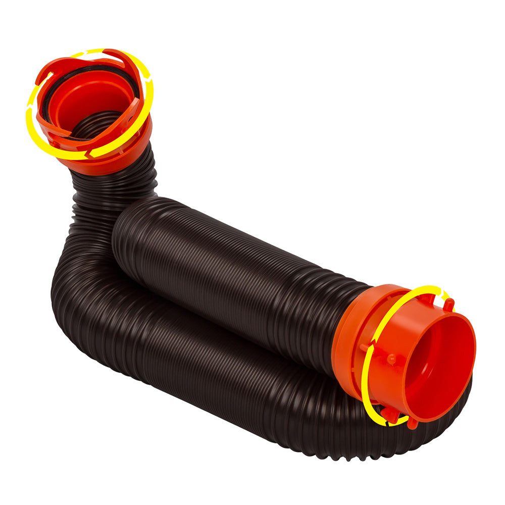 Camco RhinoFLEX 10 Sewer Hose Extension w/Swivel Bayonet  Lug [39764] Secondary image