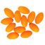 Tigress Oval Kite Floats  Orange 12Pack 889613