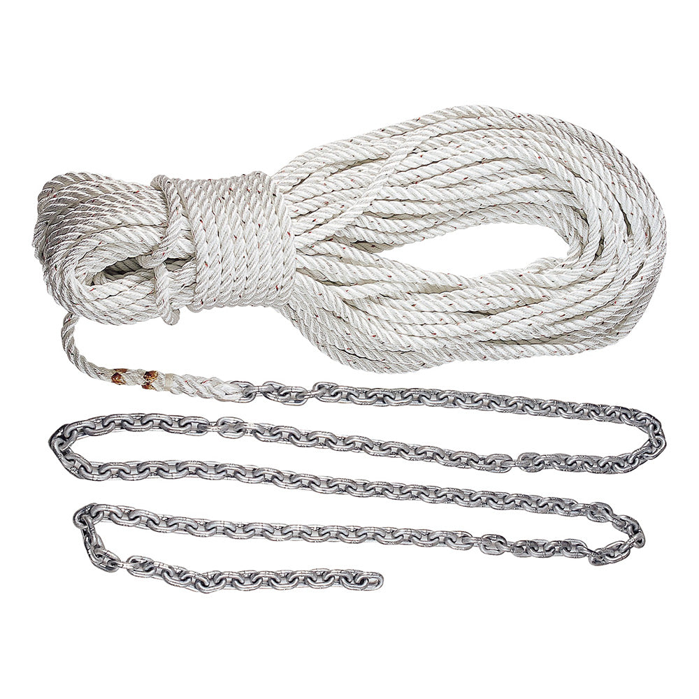 Lewmar Premium Anchor Rode 21515 of 14 Chain  200 of 12 Rope wShackle HM15HT200PX Main image