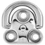 Wichard Folding Pad Eye  Diameter 516 6605W