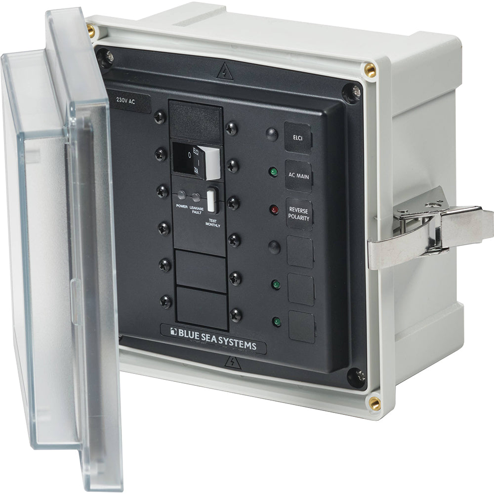 Blue Sea 3123  SMS Panel Enclosure wELCI 32A  3 Blanks  230V AC 3123 Main image