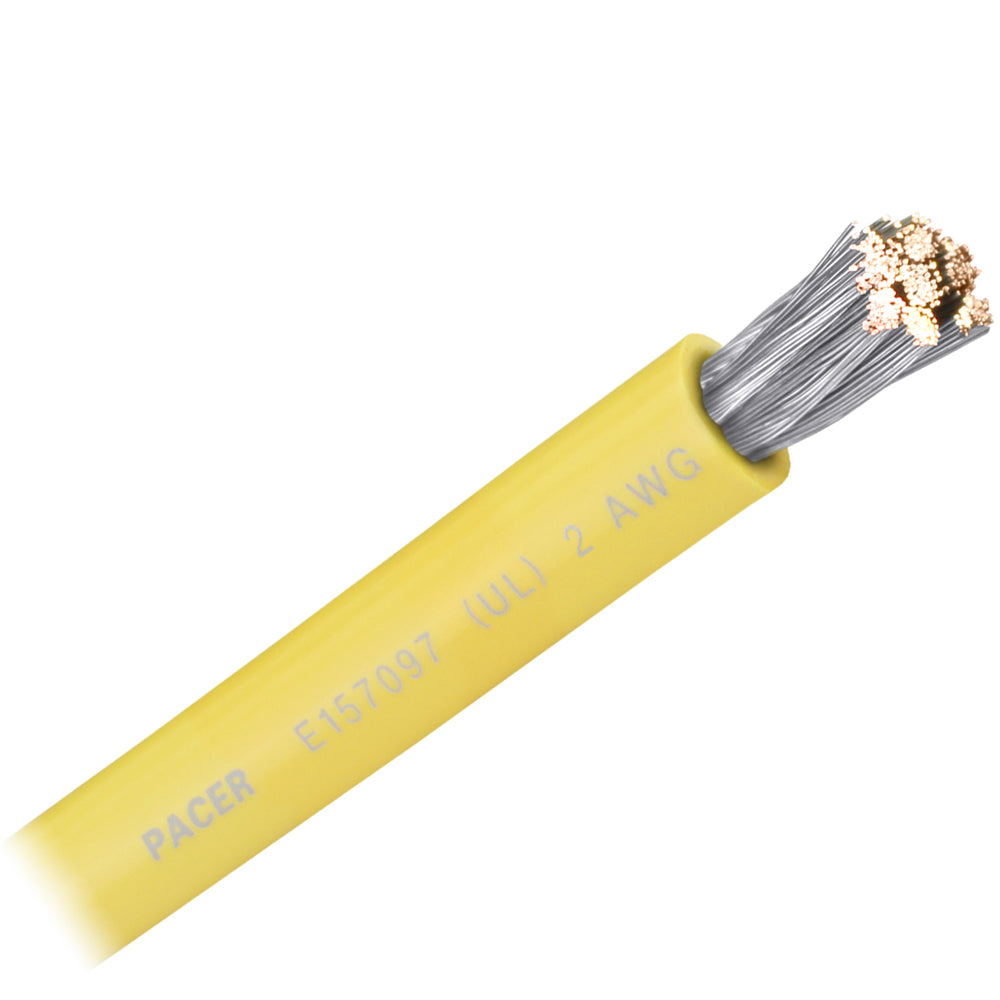 Pacer Yellow 2 AWG Battery Cable  Sold By The Foot  WUL2YLFT Main image