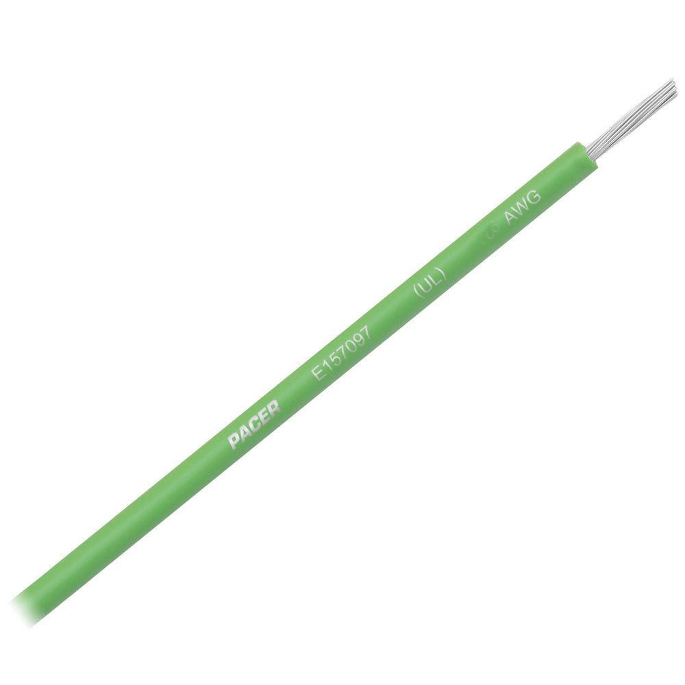 Pacer Light Green 16 AWG Primary Wire  25  WUL16LG25 Main image