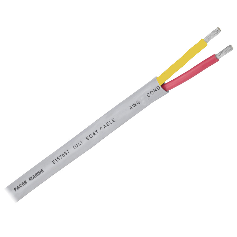 Pacer 122 AWG Round Safety Duplex Cable  RedYellow  100 WR122RYW100 Main image