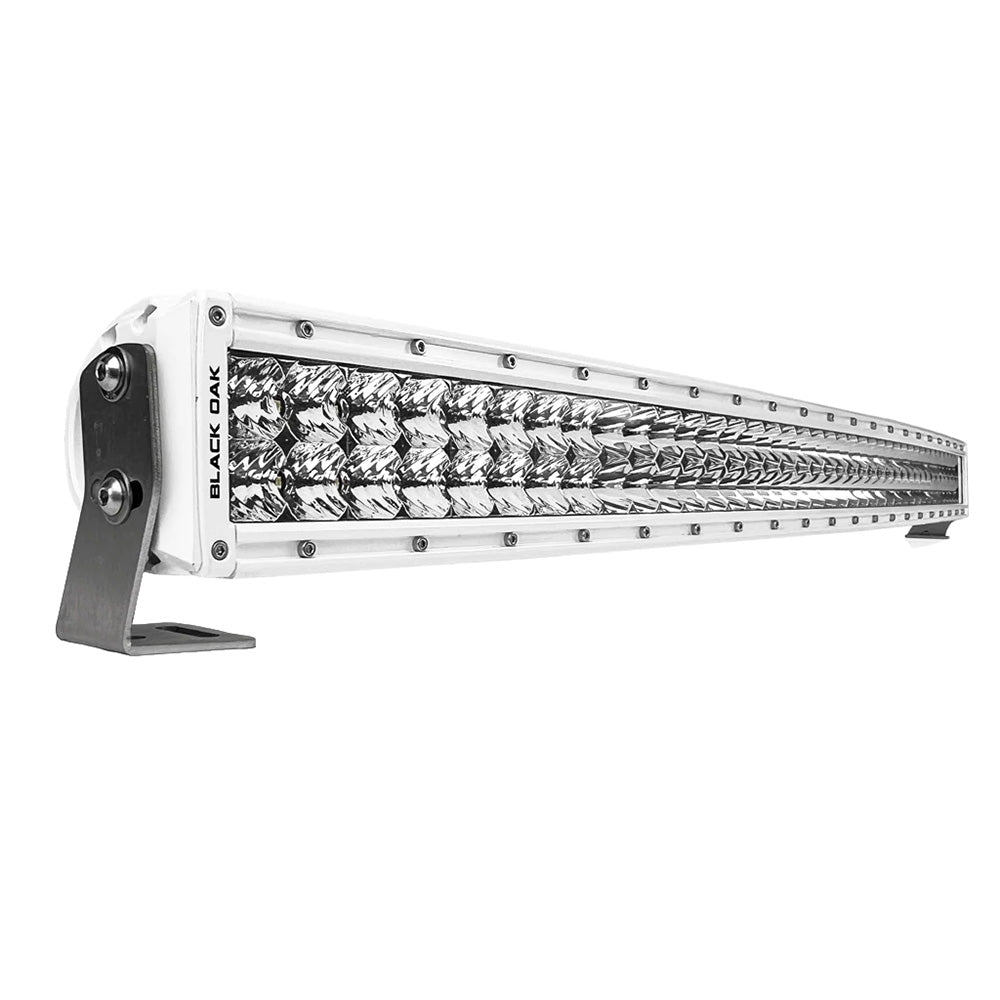 Black Oak Pro Series 30 Curved Double Row 40 LED Light Bar  Combo Optics  White Housing 40CCMD5OS Main image