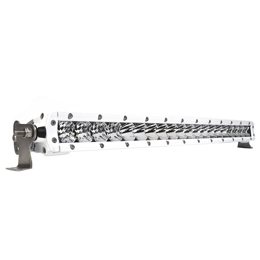 Black Oak Pro Series 30 Single Row 20 LED Light Bar  Combo Optics  White Housing 20CMS5OS Main image