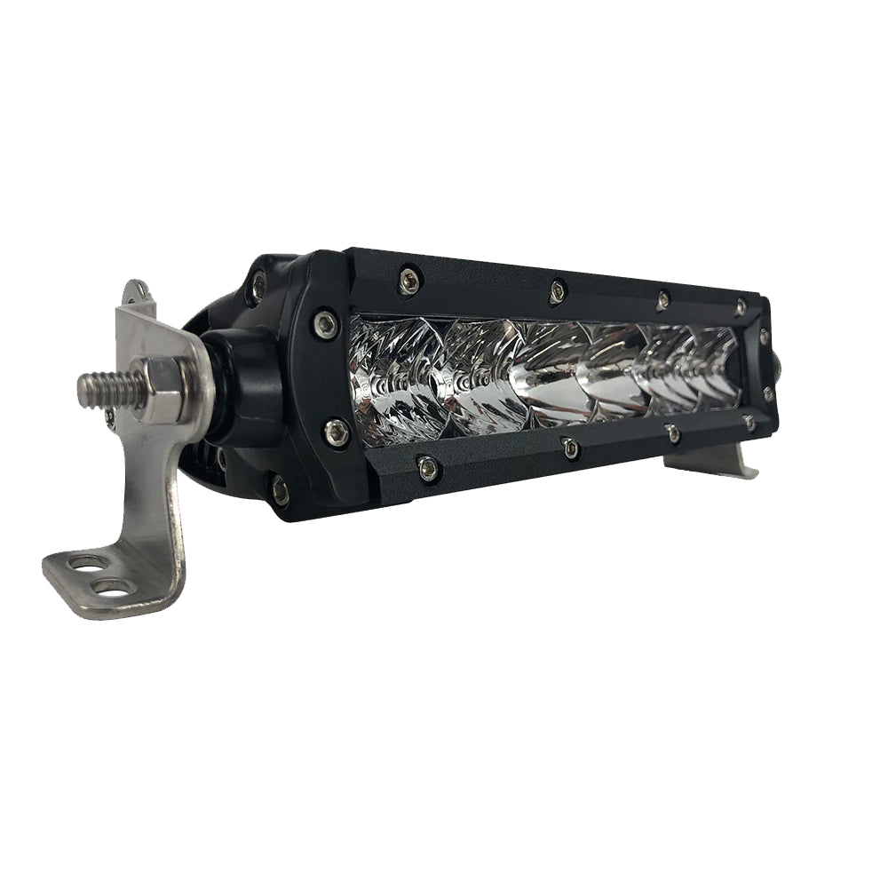Black Oak Pro Series 30 Single Row 6 LED Light Bar  Combo Optics  Black Housing 6CS5OS Main image