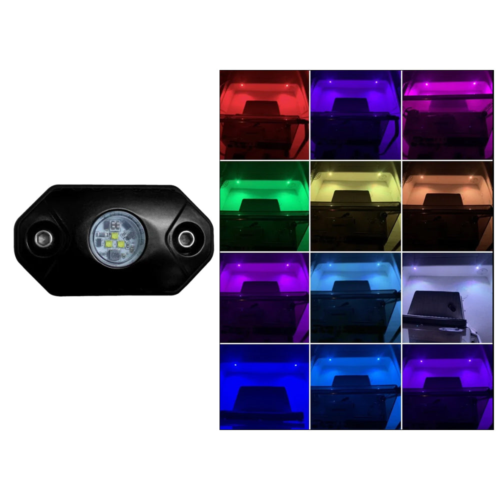 Black Oak Rock Accent Light  RGB  Black Housing  RLRGB Main image