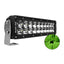 Black Oak Pro Series 30 10 850nm Infrared Double Row LED Light Bar  Combo Optics  Black Housing 10IR850