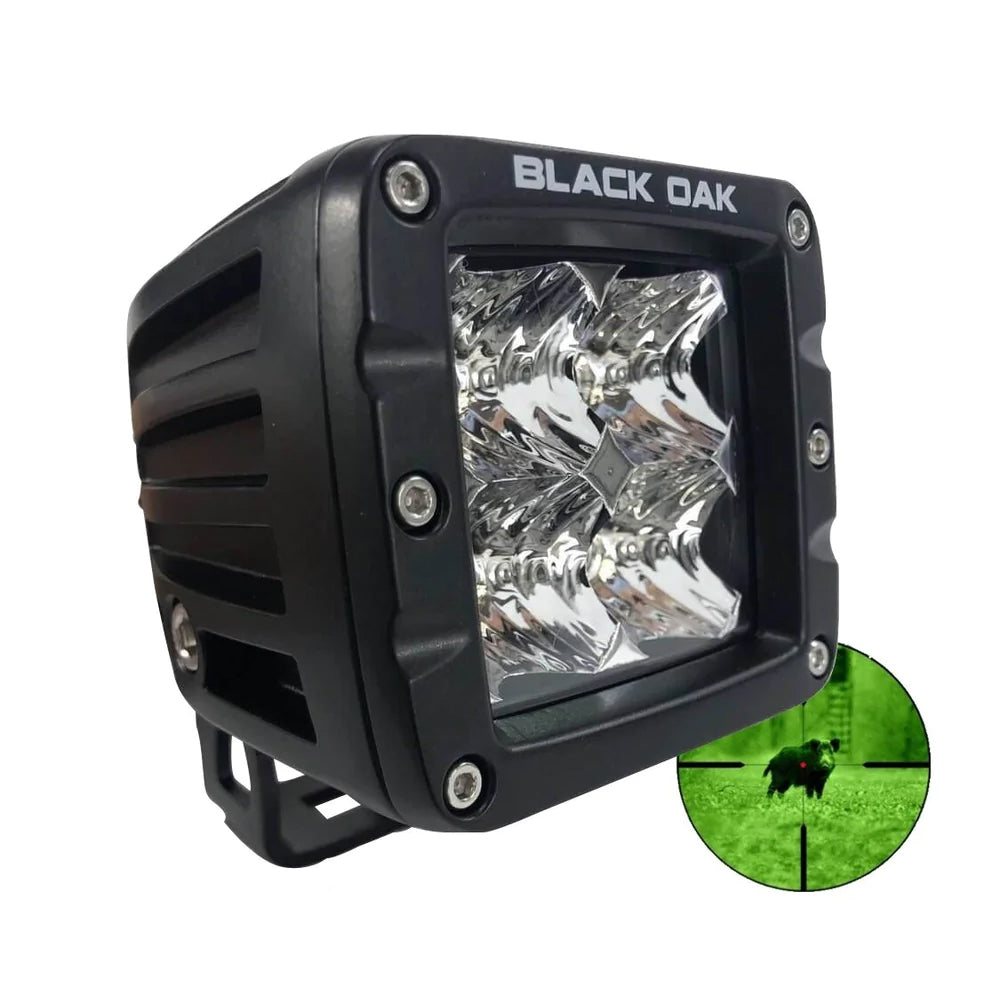 Black Oak Pro Series 30 2 940nm Infrared Pod Light  Flood Optics  Black Housing 2IRPOD940 Main image