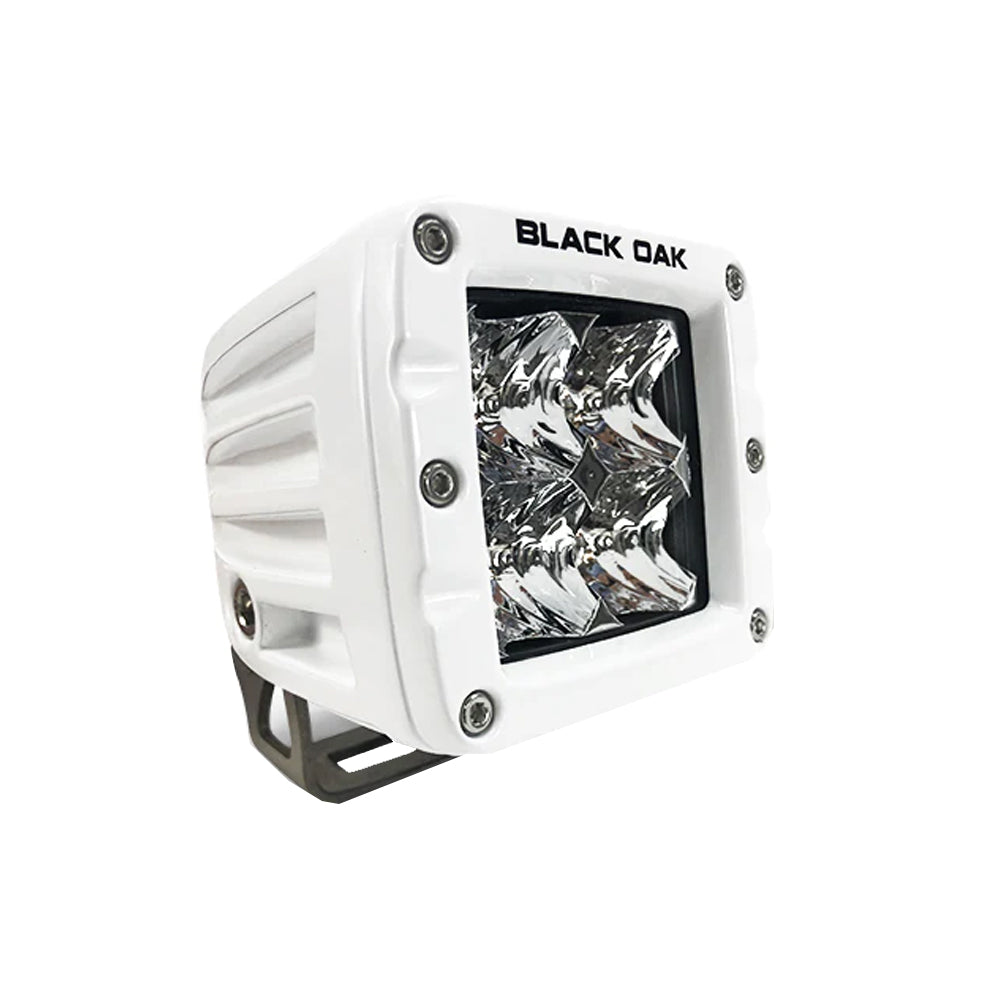 Black Oak 2 Marine LED Pod Light  Flood Optics  White Housing  Pro Series 30 2FMPOD10CR Main image