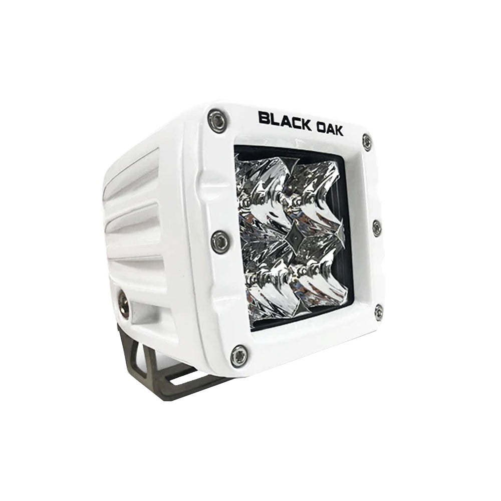 Black Oak 2 Marine LED Pod Light  Spot Optics  White Housing  Pro Series 30 2SMPOD10CR Main image