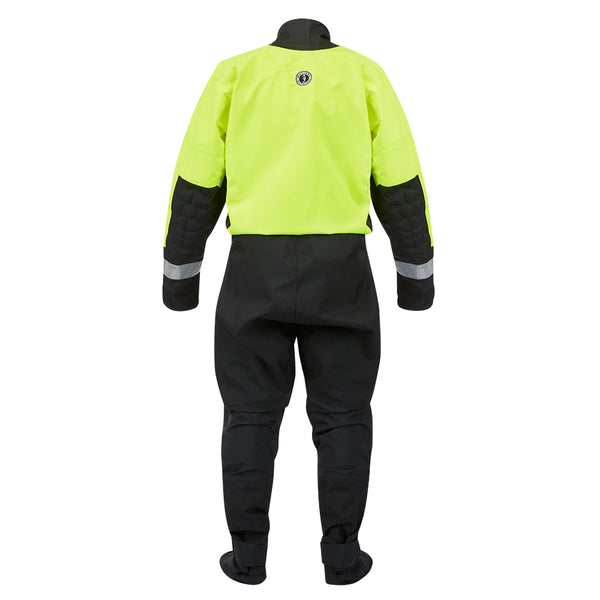 Mustang MSD576 Water Rescue Dry Suit  Fluorescent Yellow GreenBlack  XXL MSD57602251XXL101