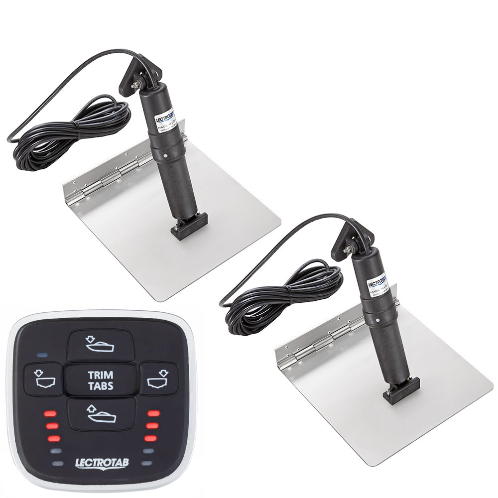 Lectrotab XKA Stainless Steel Trim Tab Kit wMLC1 Control  12 x 18 XKASML12X18 Main image