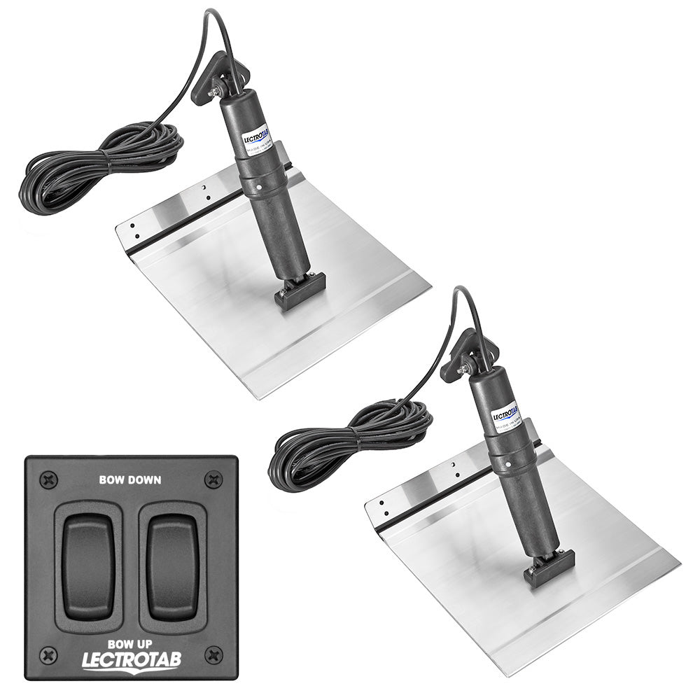 Lectrotab XKA Aluminum Alloy Trim Tab Kit wRocker Switch  12 x 9 XKAF12X9A Main image