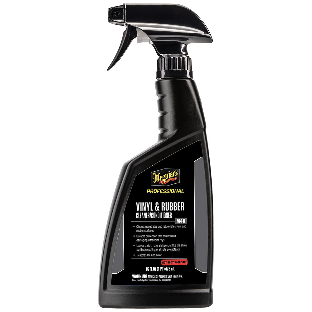 Meguiars M40 Mirror Glaze Vinyl  Rubber Cleaner  Conditioner  16oz M4016 Main image