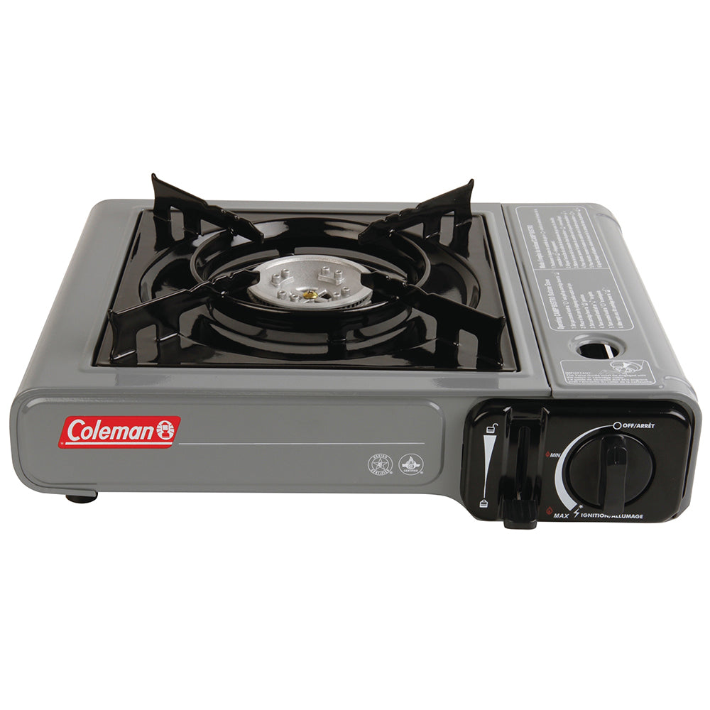 Coleman Table Top 1 Burner Butane Camping Stove  Grey 2000037885 Main image
