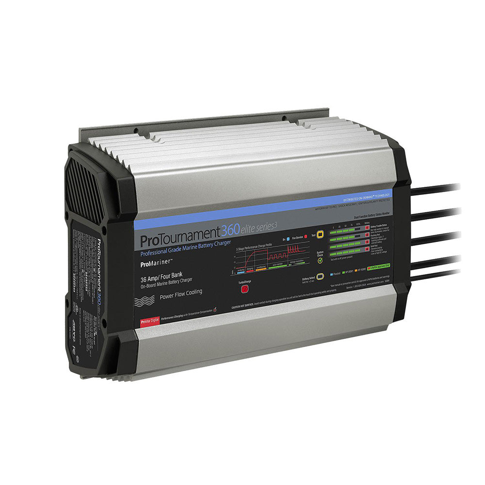 ProMariner ProTournament 360 Elite Series3 4Bank OnBoard Marine Battery Charger 53364 Main image