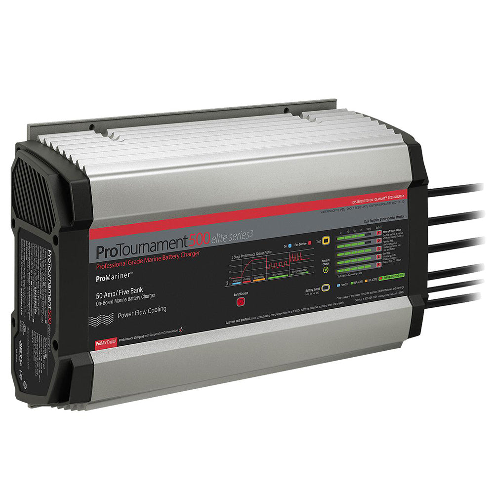 ProMariner ProTournament 500 Elite Series3 5Bank OnBoard Marine Battery Charger 53505 Main image