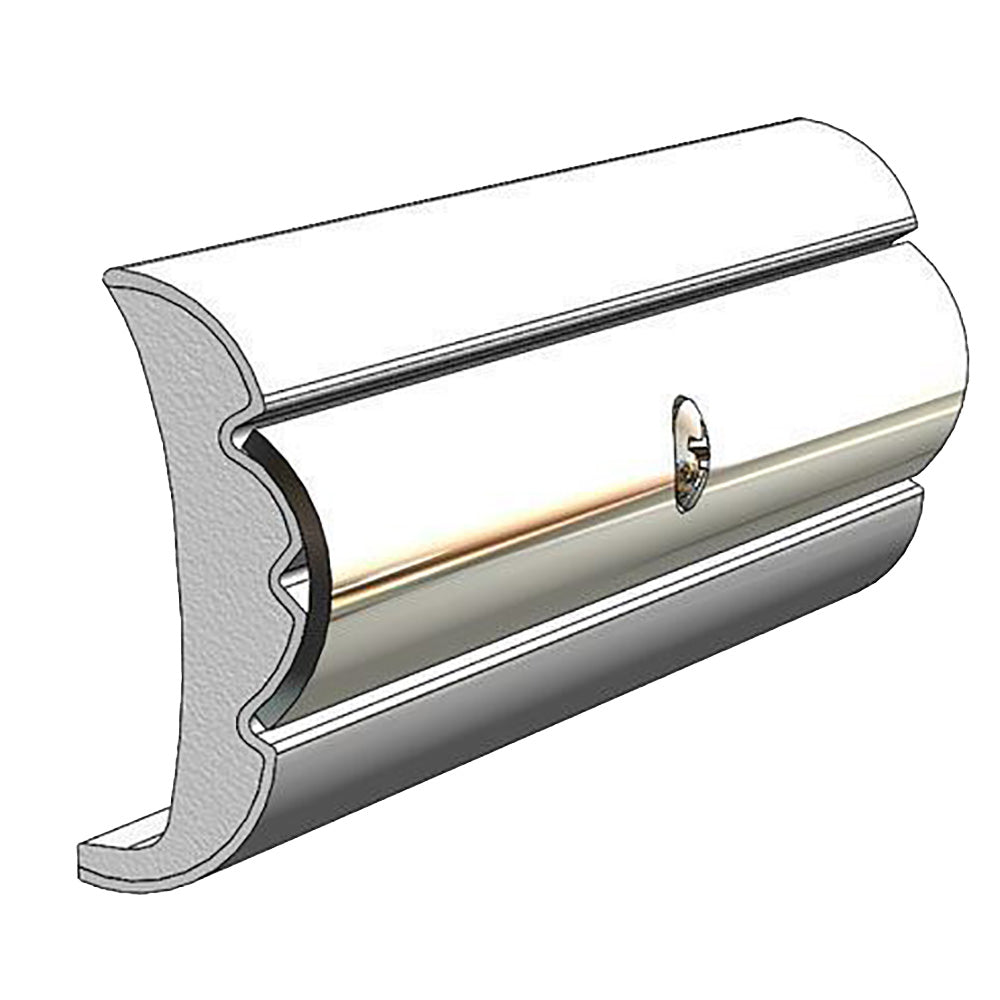 TACO Rigid Vinyl FlexCore Rub Rail 158 x 635  Frosty White 60 V219959WHC60D1 Main image