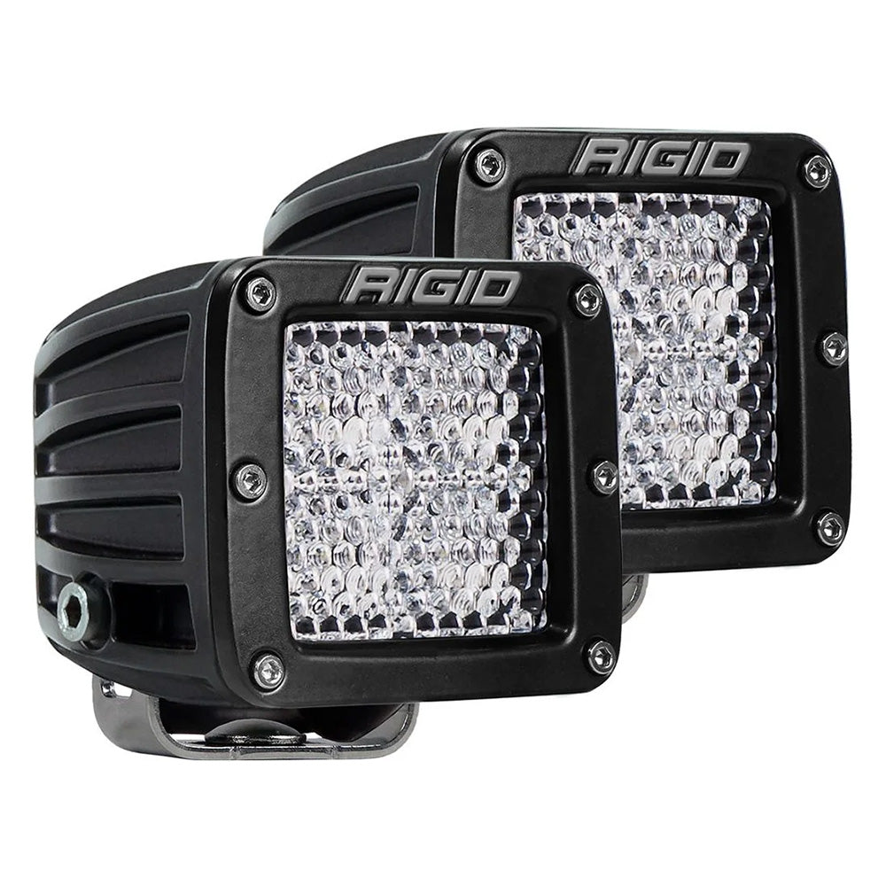 RIGID Industries DSeries PRO Flood Diffused Surface Mount Black Light  Pair 202513 Main image