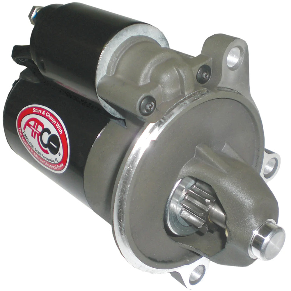 ARCO Marine HighPerformance Inboard Starter wGear Reduction  Permanent Magnet  Clockwise Rotation 23 Fords 70216 Main image