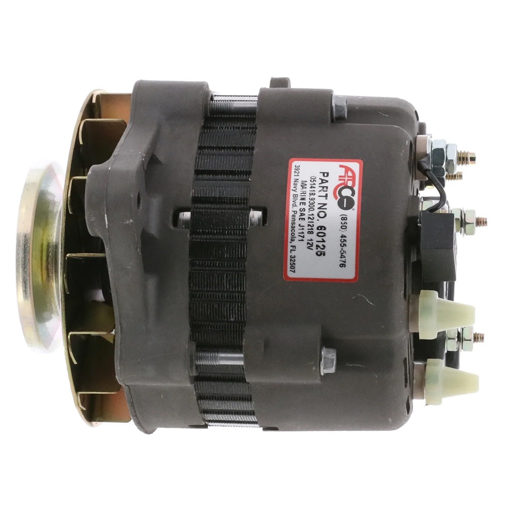 ARCO Marine Premium Replacement Inboard Alternator w/Single Groove Pulley - 12V 55A [60125] Secondary image