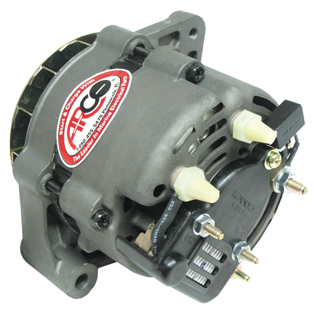 ARCO Marine Premium Replacement Inboard Alternator wSingle Groove Pulley  12V 55A 60125 Main image
