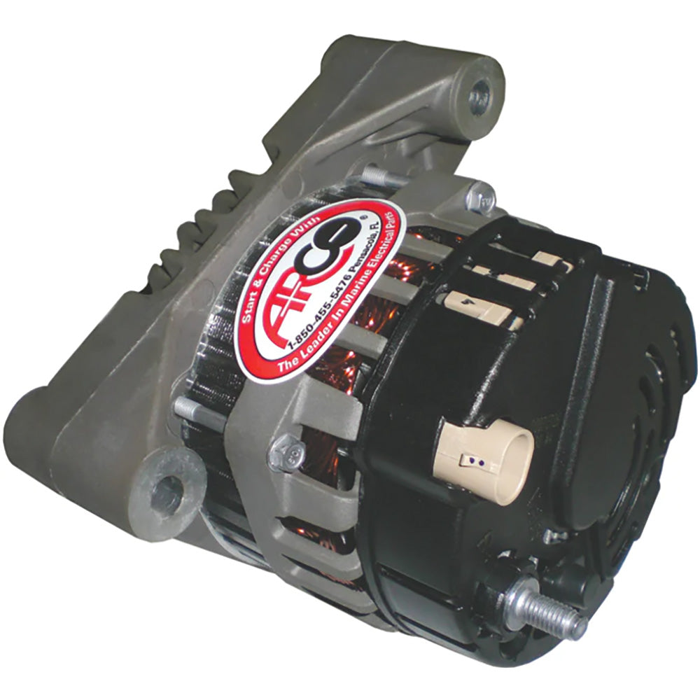 ARCO Marine Premium Replacement Inboard Alternator w55mm MultiGroove Pulley  12V 65A 60073 Main image