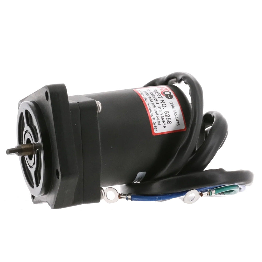 ARCO Marine Replacement Outboard Tilt Trim Motor - Yamaha-4 Bolt, 5/8" Flat Blade Shaft [6258] Secondary image