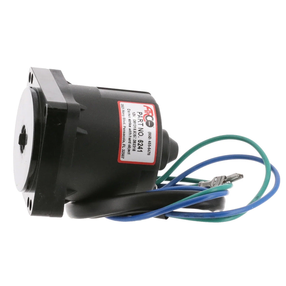 ARCO Marine Replacement Johnson/Evinrude Tilt Trim Motor - 2-Wire, 4 Bolt, Flat Blade Shaft [6241] Secondary image