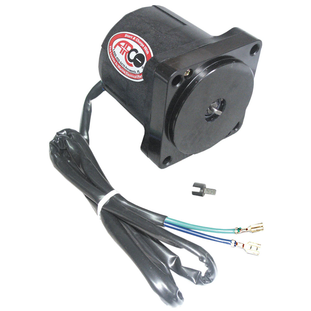 ARCO Marine Replacement JohnsonEvinrude Tilt Trim Motor  2Wire 4 Bolt Flat Blade Shaft 6241 Main image