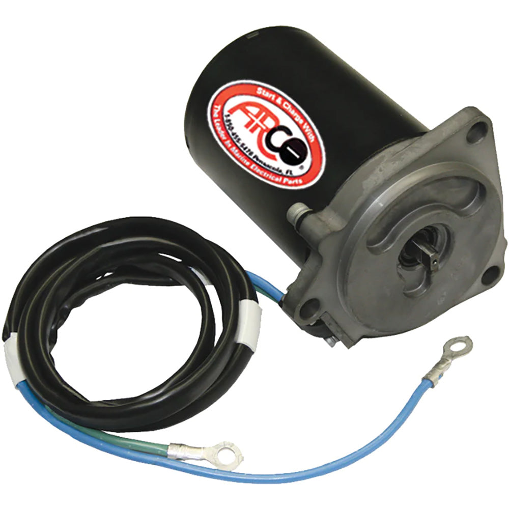 ARCO Marine Replacement Outboard Tilt Trim Motor  Yamaha 2Wire 3 Bolt Flat Blade Shaft 6263 Main image