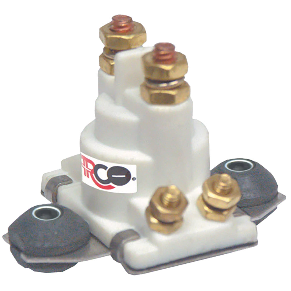 ARCO Marine Outboard Solenoid wFlat Isolated Base  White Housing SW097 Main image