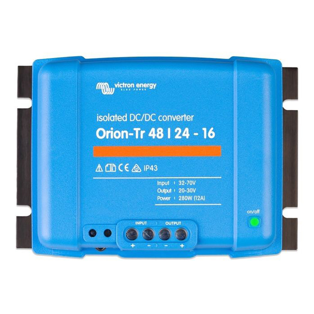 Victron OrionTR DCDC Converter  48 VDC to 24 VDC  16AMP Isolated  ORI482441110 Main image