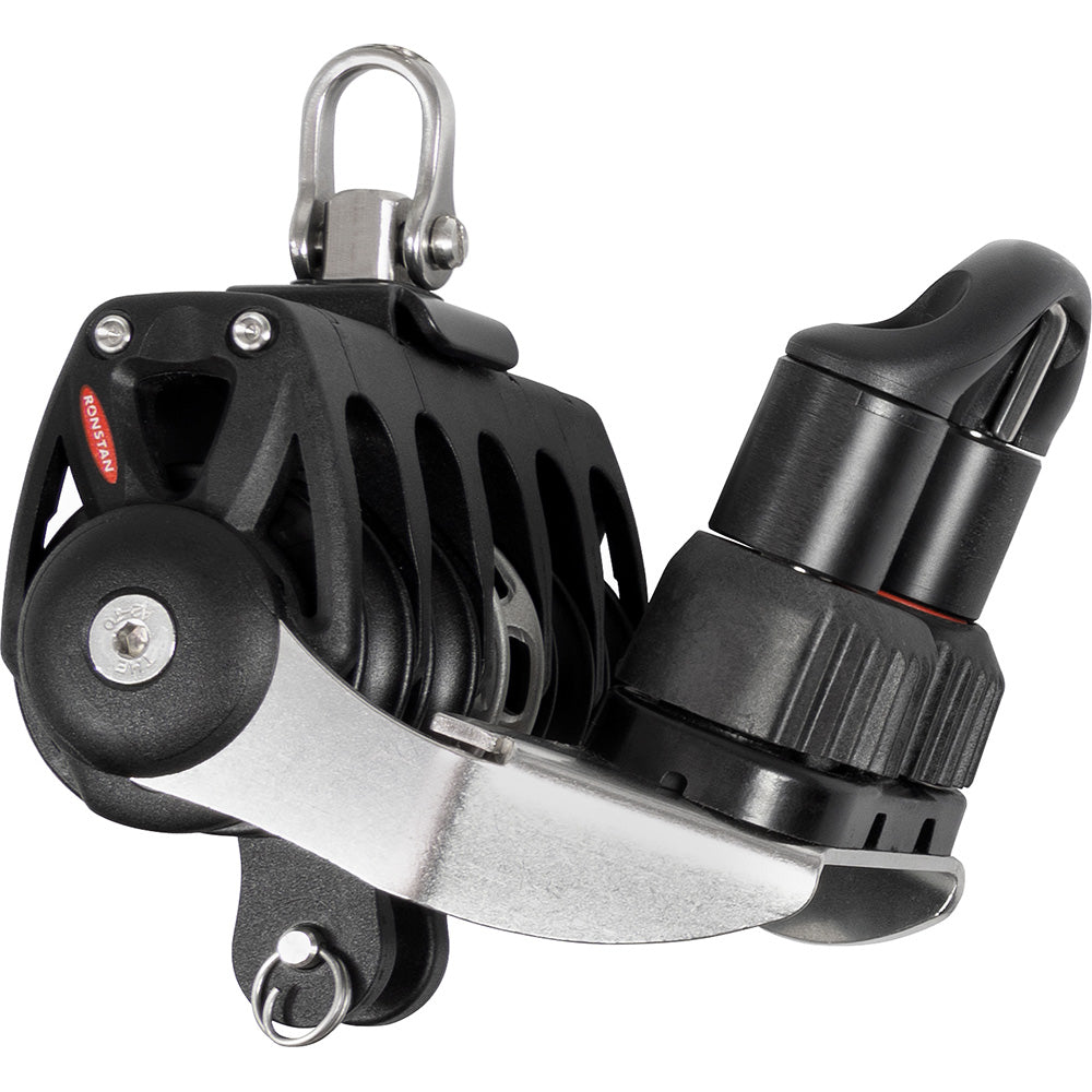 Ronstan Series 40 Orbit RT Block wQuin Becket Cleat  Swivel RF46530 Main image