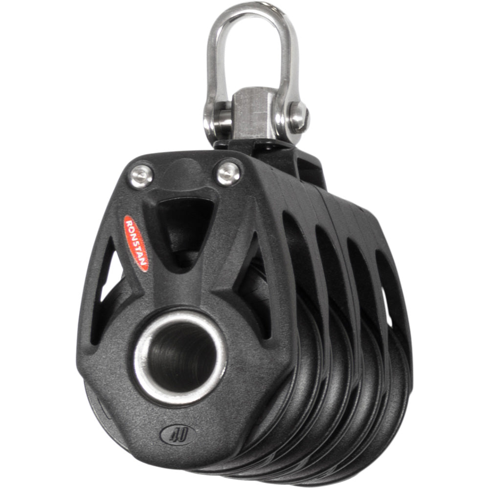 Ronstan Series 40 Orbit BB Quad Block wSwivel Shackle RF48400 Main image