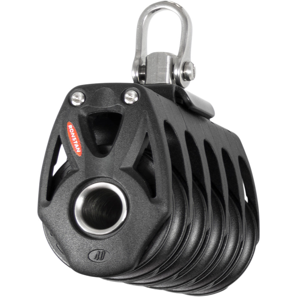 Ronstan Series 40 Orbit BB Quin Block wSwivel Shackle RF48500 Main image