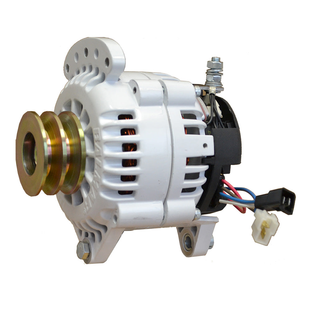 Balmar Alternator 120 AMP 12V 315 Dual Foot Saddle Dual Pulley wIsolated Ground 60120DV Main image