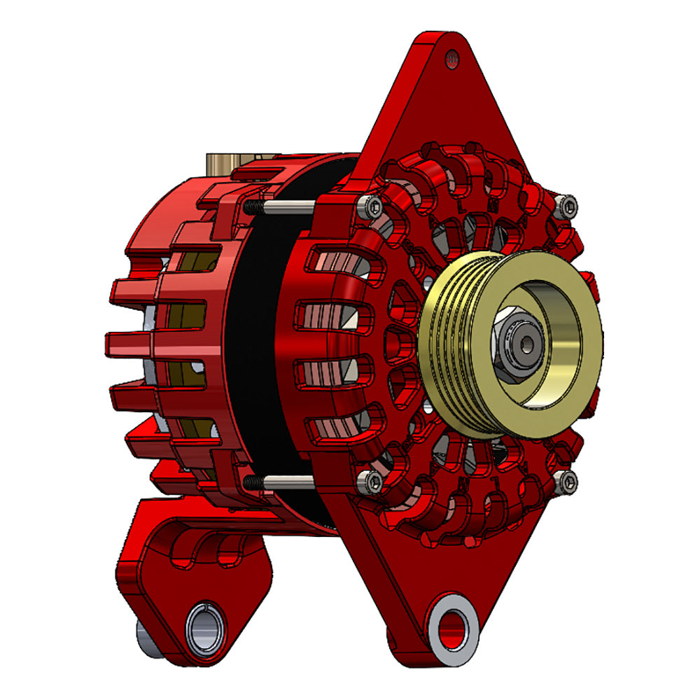 Balmar Alternator 170 AMP 12V 4 Dual Foot Saddle K6 Pulley XTDF4170K6 Main image