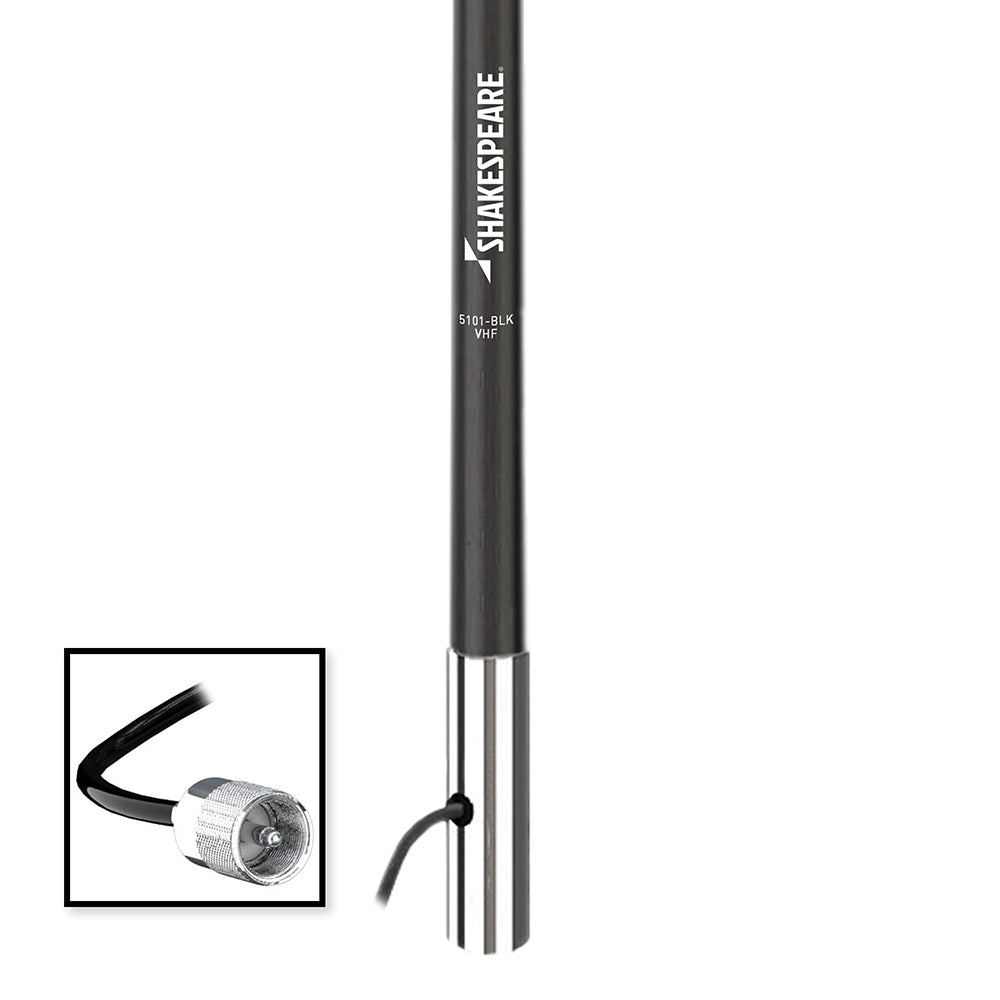 Shakespeare 5101 8 Classic VHF Antenna w/15' RG-58 Cable - Black [5101-BLK] Secondary image
